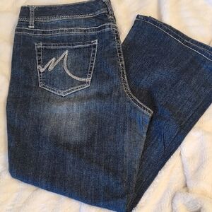 Maurices Blue Boot Cut Jeans with Classic Wash